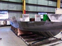 Hull under construction