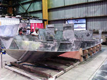 Inspecting the hull