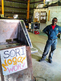 Worker with 