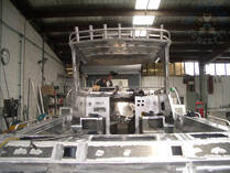 Rear deck and hardtop frame