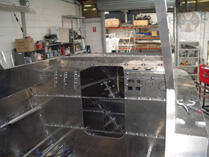 Transom and dash fitout