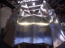 Catamaran underside structure