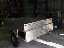 Checker plate camper angle