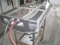Custom welded fuel tank