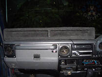 Dashboard shelf fabrication