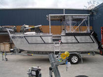 Landing craft side view
