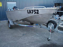 Small dinghy front quarter