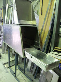 Toolbox and canopy pieces