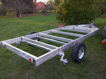 Aluminium trailer frame