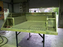 Checker plate ute tray